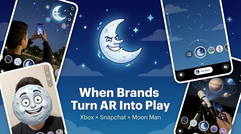 When Xbox Turned the Moon Into a Playground With Snapchat AR
