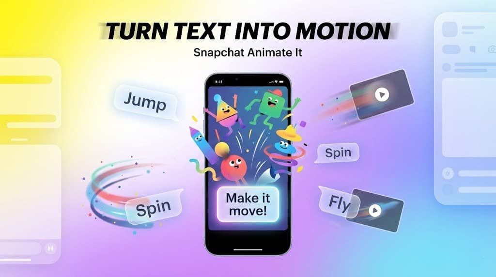 Snapchat’s “Animate It” and the Moment Text Started Moving